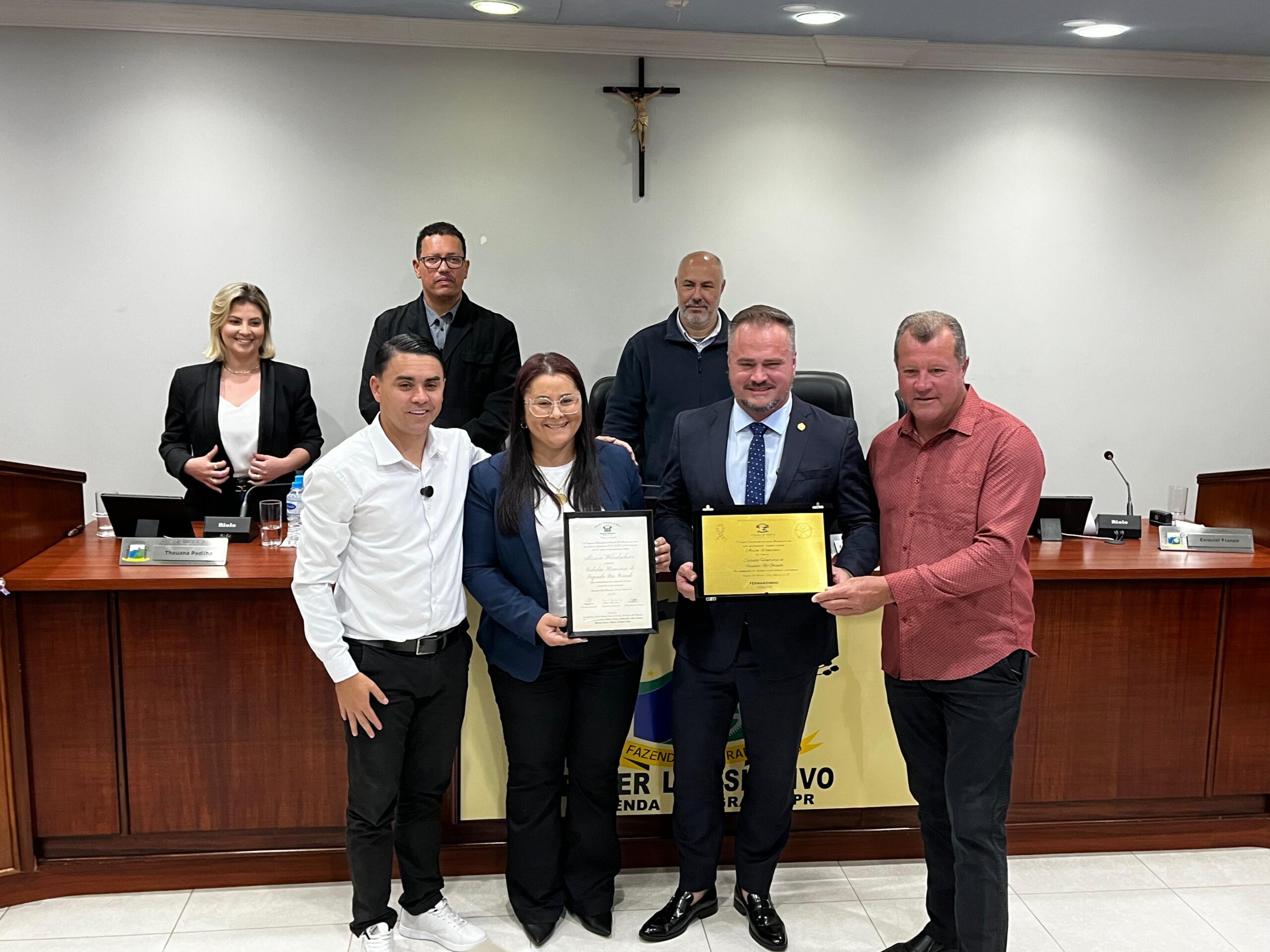DEPUTADO ALISSON É CIDADÃO HONORÁRIO DE FAZENDA RIO GRANDE